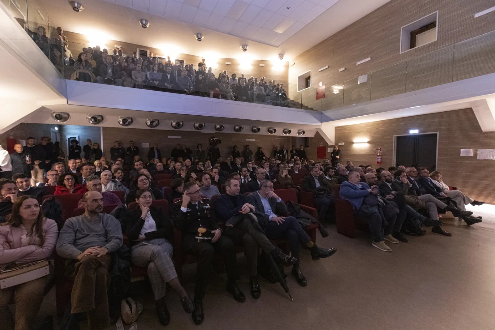La platea del Teatro Vittoria durante il keynote inaugurale