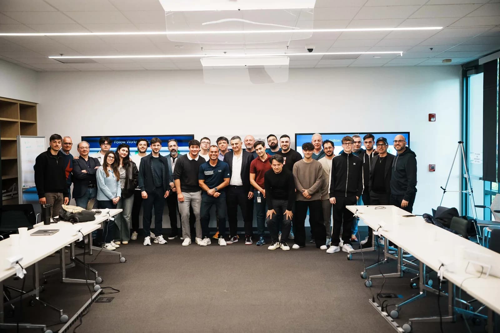 At Cisco’s offices with Massimo Malizia: the craft of acquisitions.