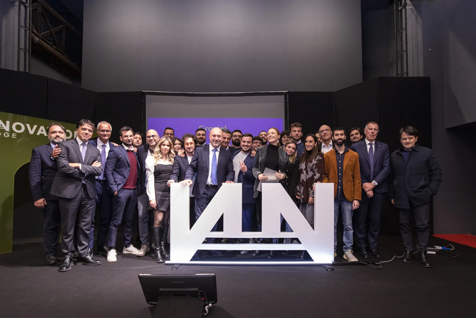 Platea del keynote Innovation Bridge con oltre 300 partecipanti
