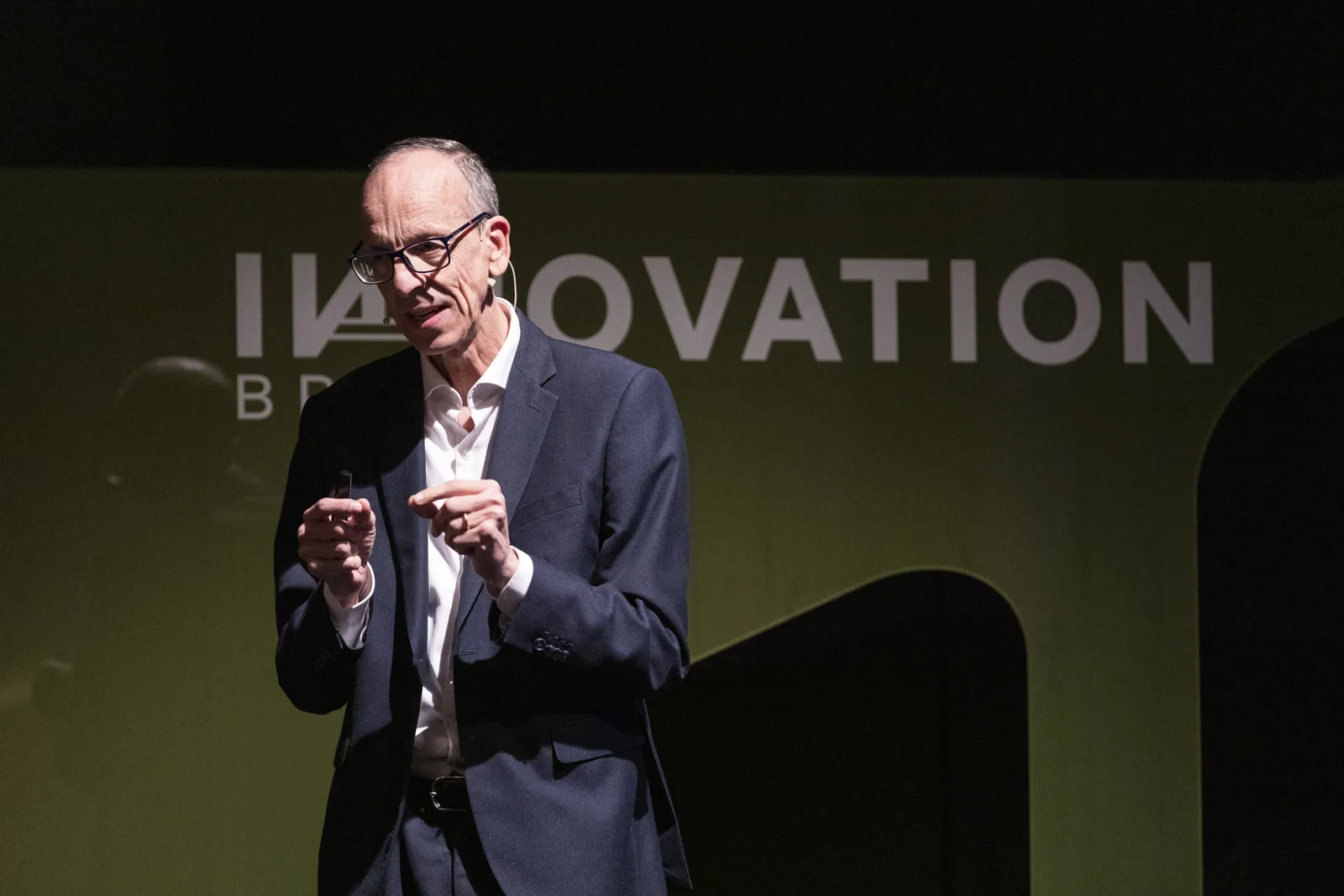 Massimo Chiriatti, Chief Technical & Innovation Officer di Lenovo, sul palco