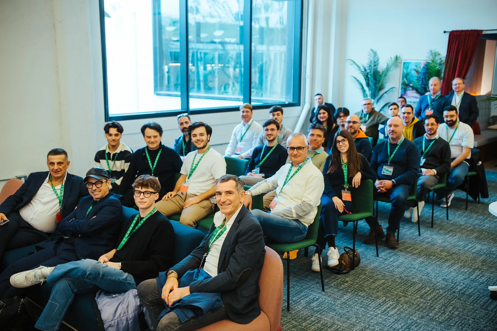 Delegazione Innovation Bridge negli uffici di Airbnb a San Francisco, ospiti di Salvatore Giammarresi