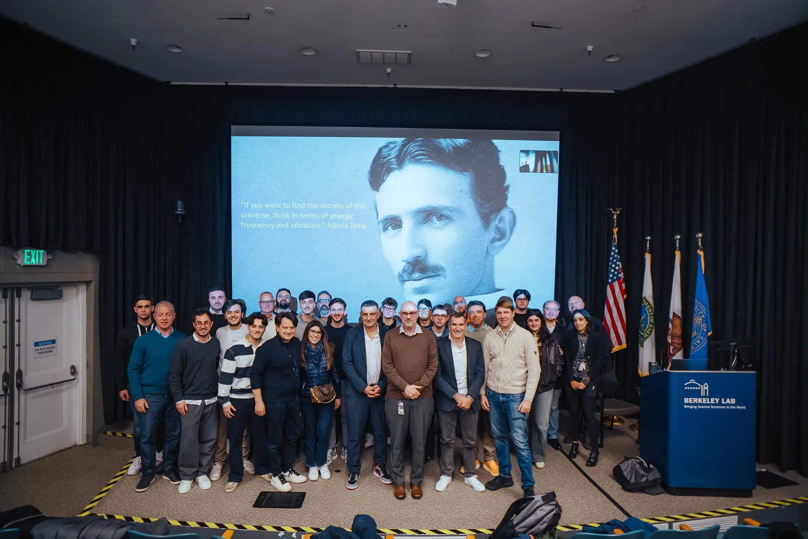 Delegazione Innovation Bridge in visita al Lawrence Berkeley Lab, ospiti del prof. Alessandro Ratti